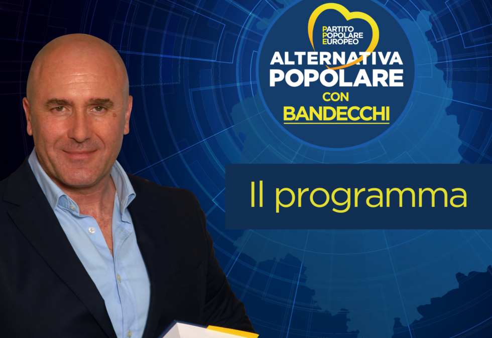 Il programma di Alternativa Popolare per l’Umbria: cinque punti