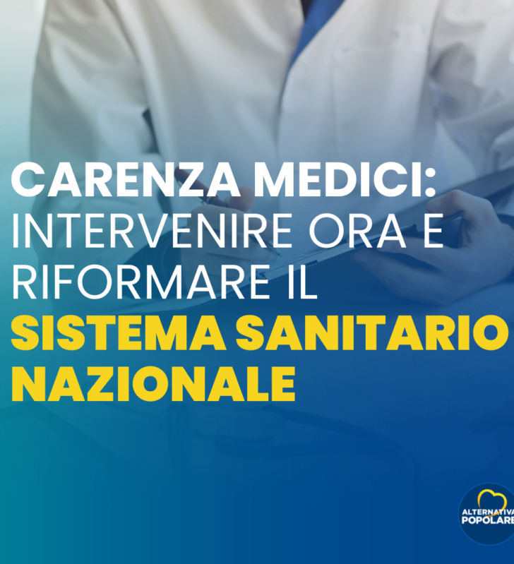 Carenza medici: intervenire ora e riformare il Ssn