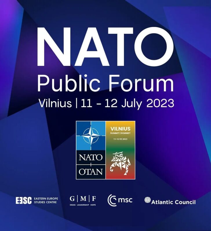 Paolo Alli al NATO Public Forum di Vilnius