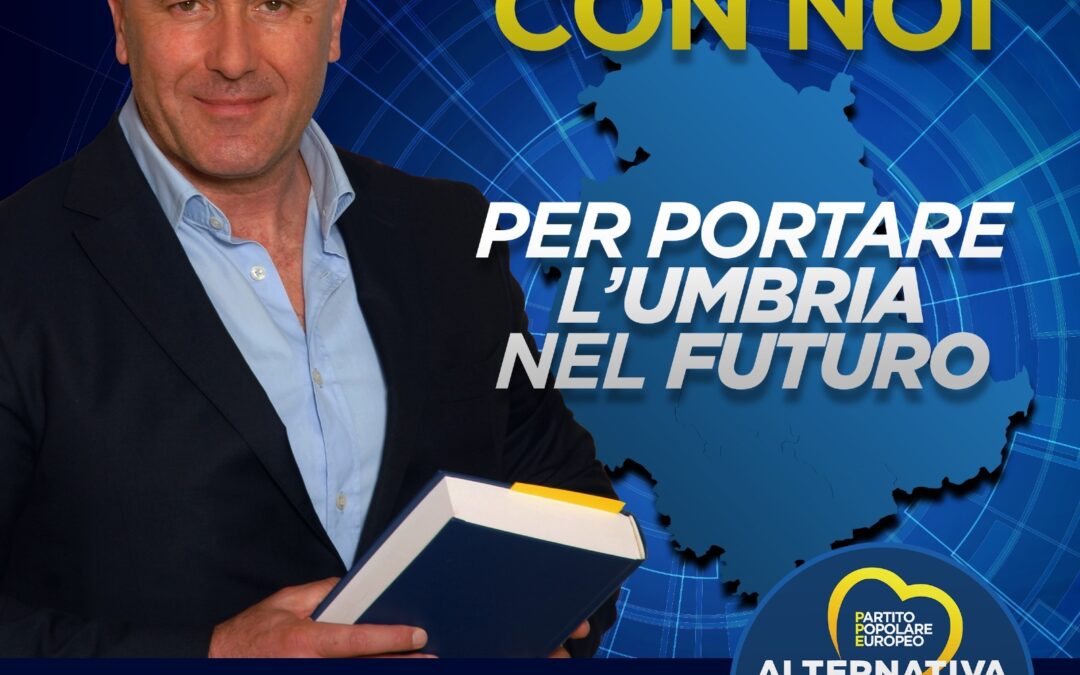 Umbria: Stefano Bandecchi è il candidato Presidente di AP
